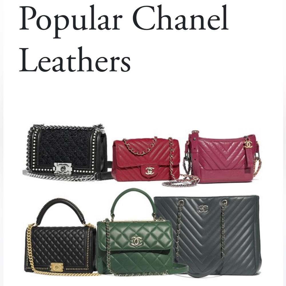 CHANEL LEATHERS
